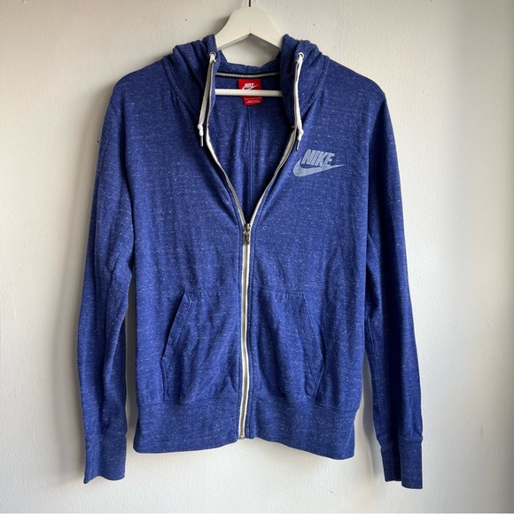 Nike blue zippered hoodie size L - Picture 7 of 7